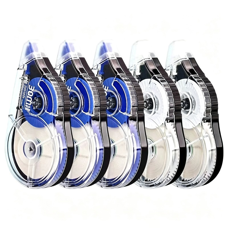 Correction Tape Roller - 교정 테이프 3개/5개 세트, 8m 대용량,