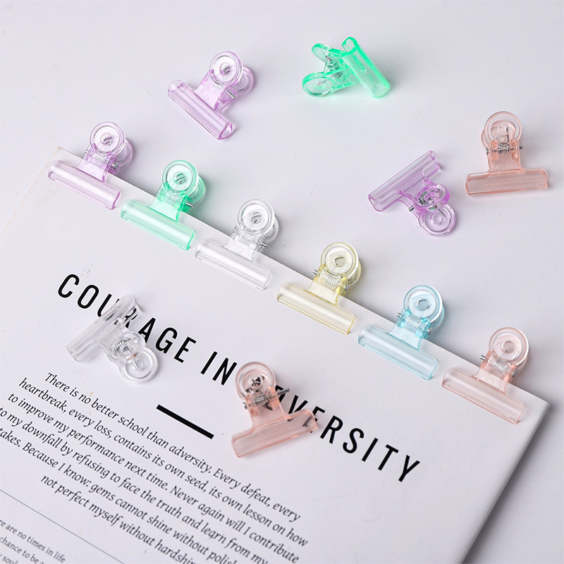 Binder Clip Assorted - 10/20pcs 31mm 캔디 컬러 플라스틱 바인더
