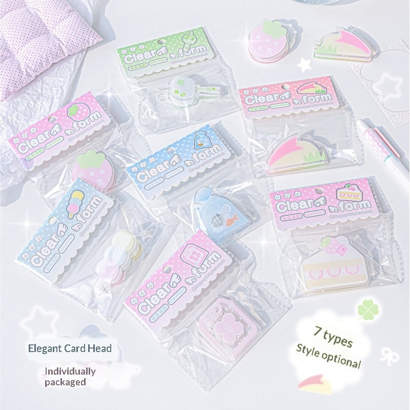 로지포시 투명 아크릴 클립 귀여운 종이 클립 카와이 파 - Binder Clip Assorted 리뷰 및 가격