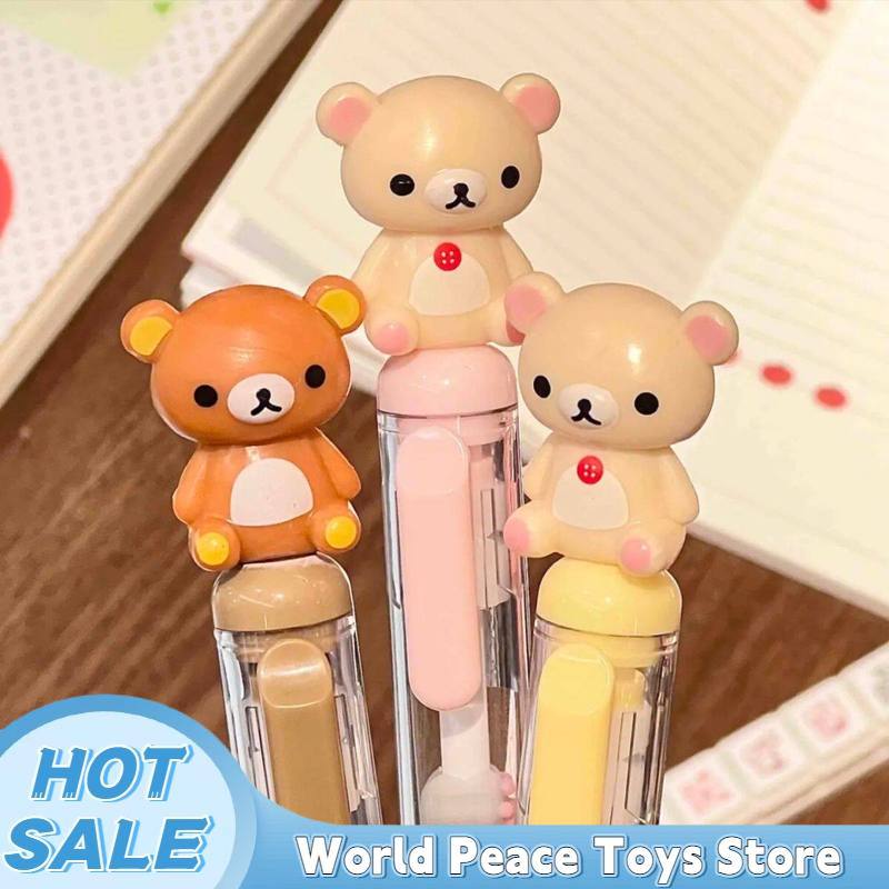 릴락쿠마 곰돌이 자매 캐릭터 젤 펜, 귀여운 디자인,  - Stationery Supplier 리뷰 및 가격